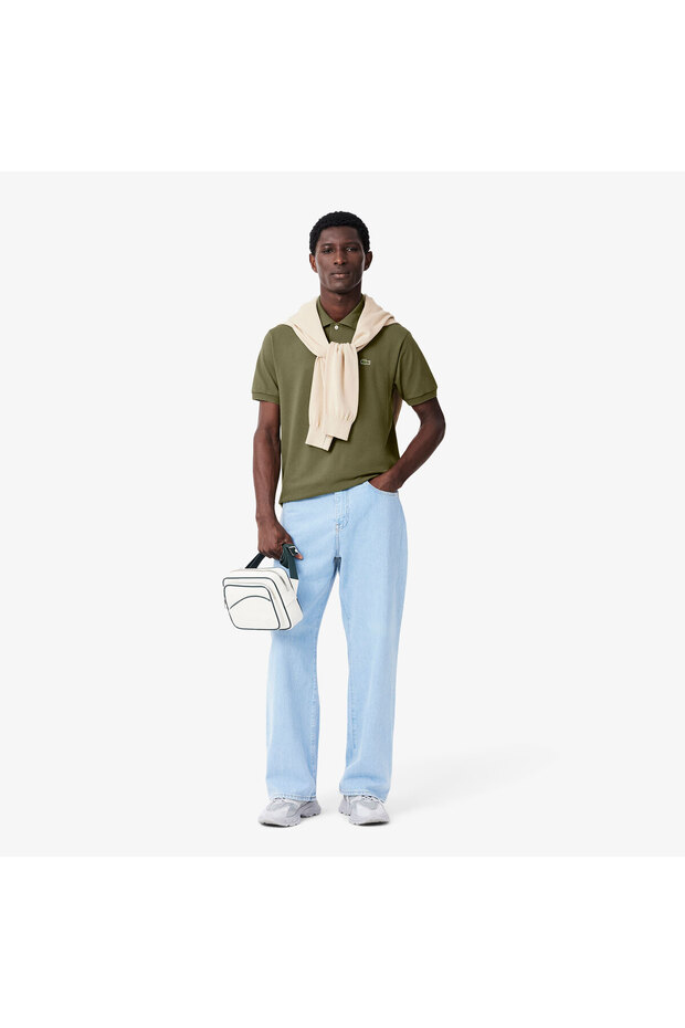 L.12.12 Erkek Classic Fit Haki Polo - 5