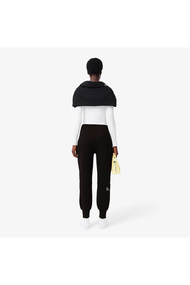 Kadın Tapered Fit Siyah Eşofman Altı - 3