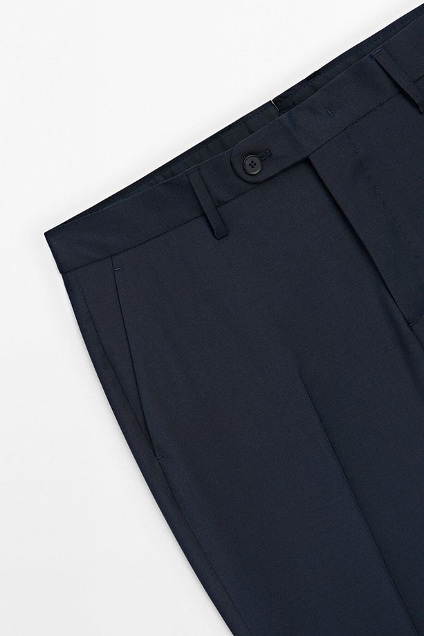 %100 yün klasik pantolon - 7