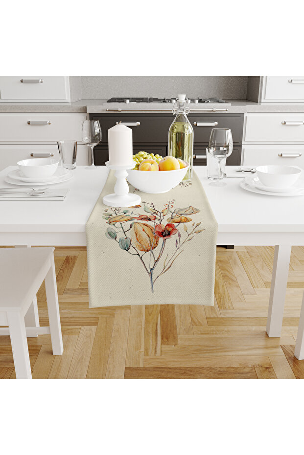 Ramadan Runner / Ramadan Pattern / Stain Resistant - Washable Micropecks Fabric 140X55