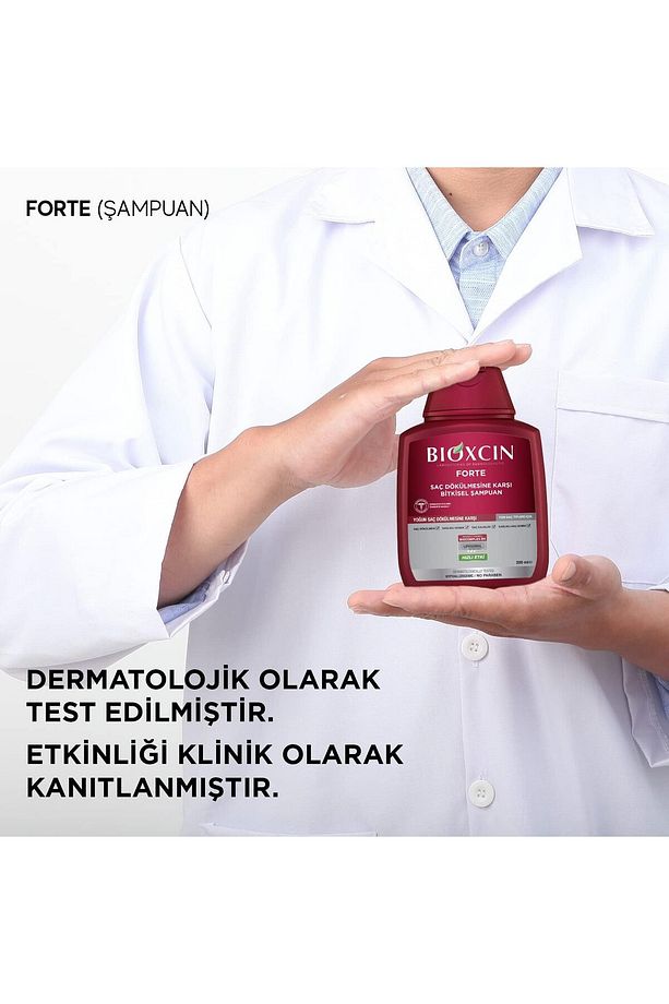 Forte Yoğun Saç Dökülmesine Karşı Bitkisel Şampuan 300ml x 3 Adet + 1 Adet 100ml Jel Hediye - 3