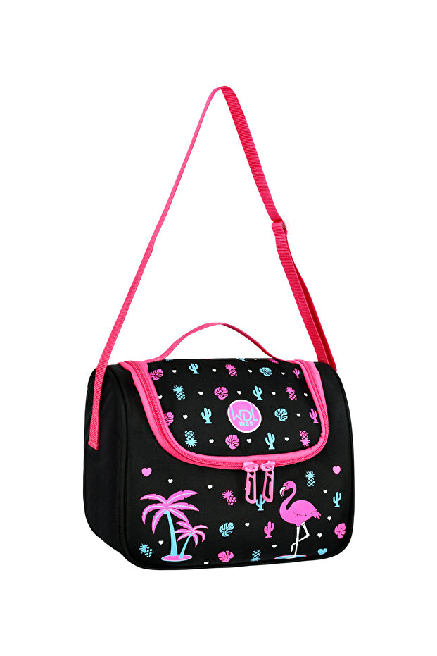 حقيبة غداء حرارية بنمط فلامنغو - 1