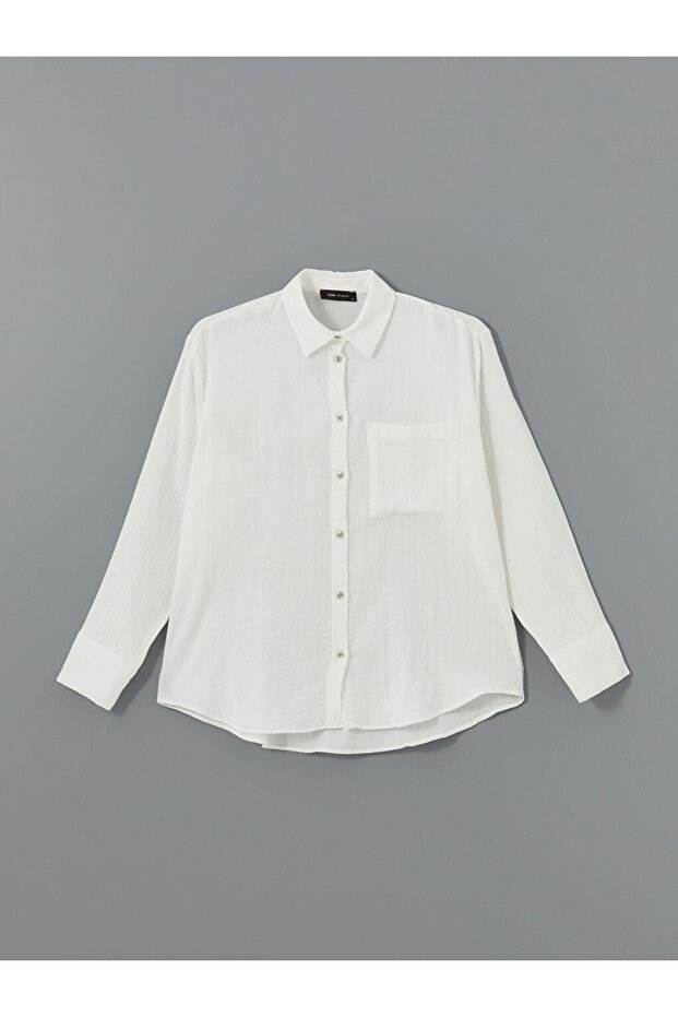 LCW Vision Loose Fit Kadın Gömlek - 5
