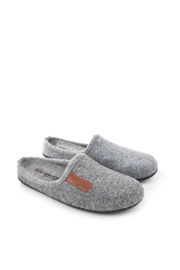 15340 Men's Felt Comfortable Sole Home Carpet Guest Slippers