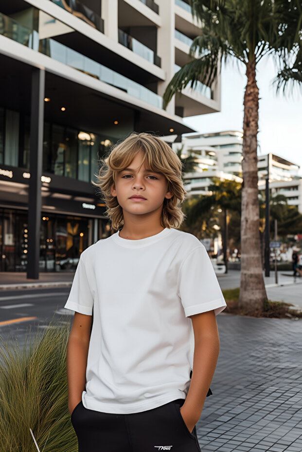 White Kids T-Shirt Unisex | 100% Cotton |
