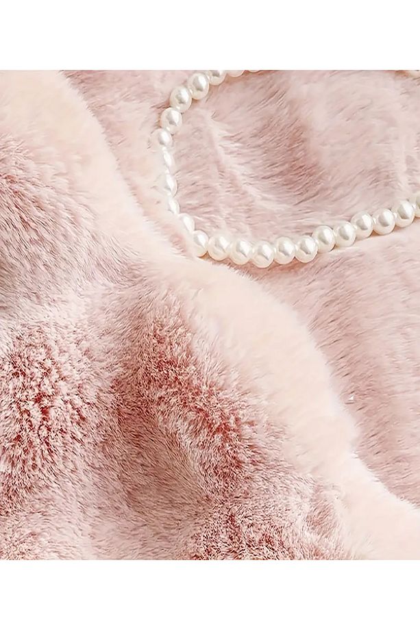 Lüks Rahat Pembe Peluş Alan Halısı Yumuşak Makinede Yıkanabilir Yatak Odası Oturma Odası Ofis Dekoru - 7