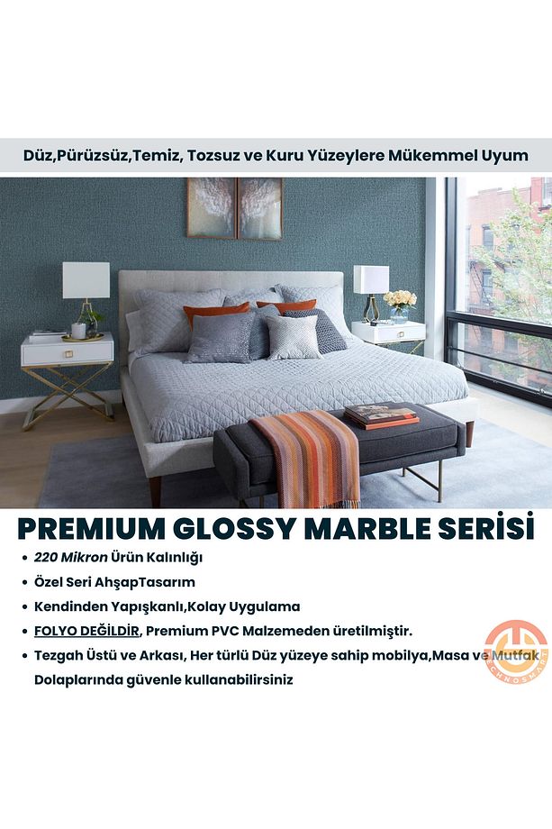 60cm×100cm Kendinden Yapışkanlı Keten Görünümlü Duvar Kağıdı Mutfak Dolap Masa Kaplama - 5