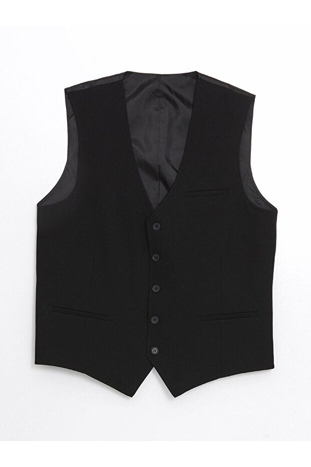 LCWAIKIKI Formal Dar Kalıp Erkek Klasik Yelek - 5