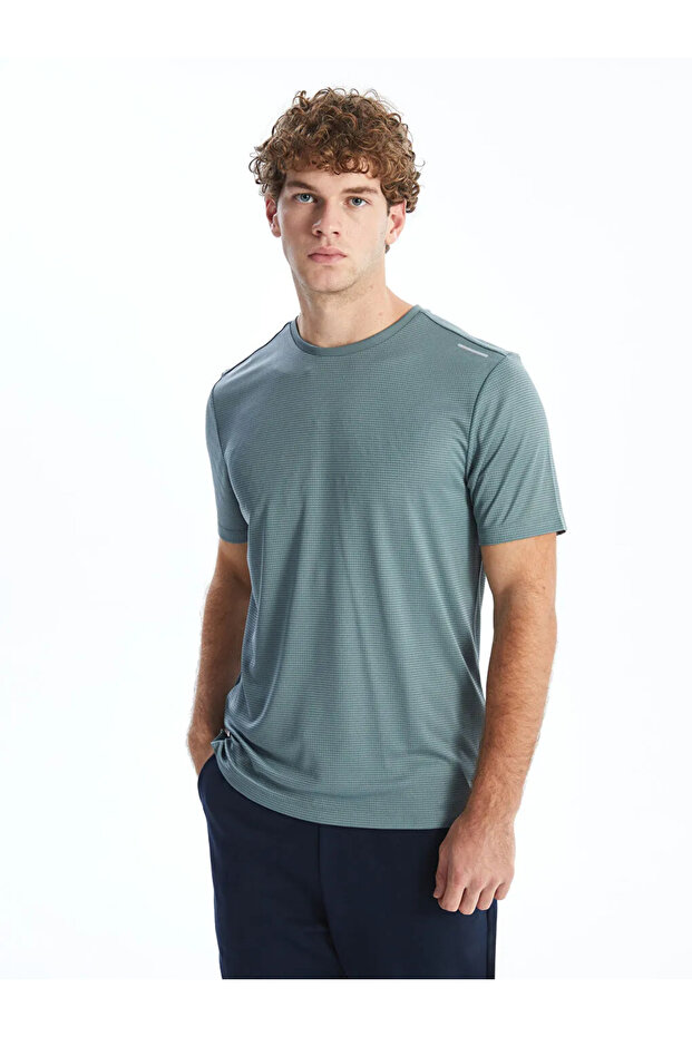 XSIDE ACTIVE Bisiklet Yaka Kısa Kollu Erkek Spor Tişört - 1