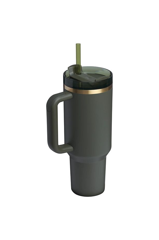 The Fall Refresh Quencher H2.O FlowState™ Tumbler I 40 oz (1,18 L) Selvi Yeşil Pipetli Termos - 2
