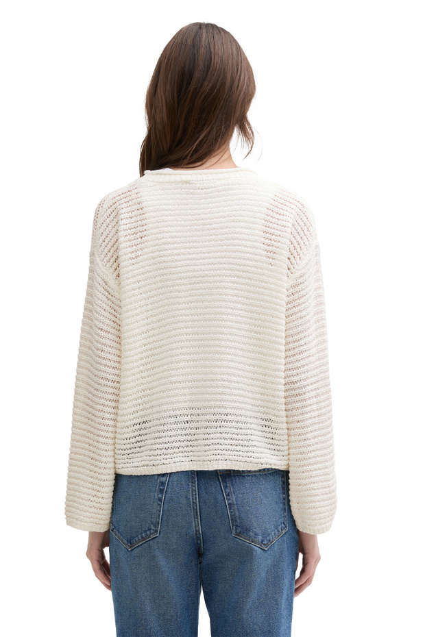 Pullover mit Bandgarn - 2