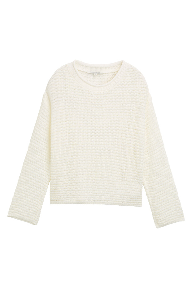 Pullover mit Bandgarn - 5