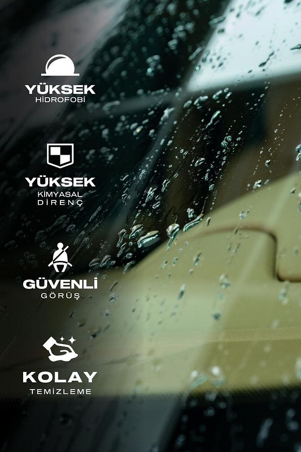 Glasshield Wipe-On Nano Yağmur Kaydırıcı Mendil-Cam Yüzey Seramik Kaplama-1 Yıl Dayanım - 3