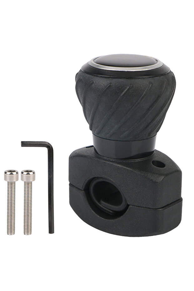 black Car Steering Wheel Booster Spinner Knob Labor Saving Truck Tractor Forklift 360 Degree Grip Ba