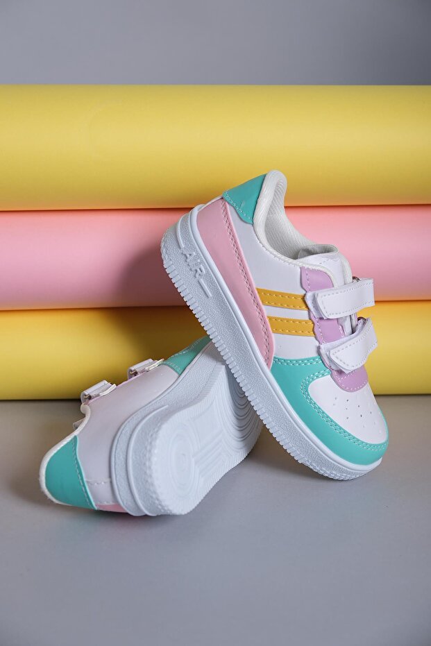 Ezra Air Thick Sole Strap Unisex Baby Kids Sneakers