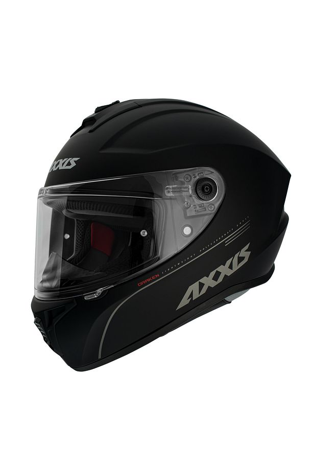DRAKEN S SOLID V.2 MATT BLACK KAPALI KASK - 2