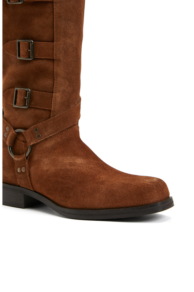 Taba Kadın Deri Çizme - 6