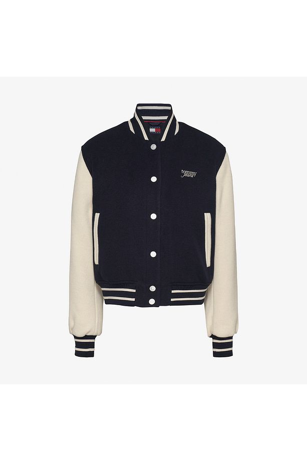 Tjw Wool Varsity Ext Kadın Mavi Ceket - 4