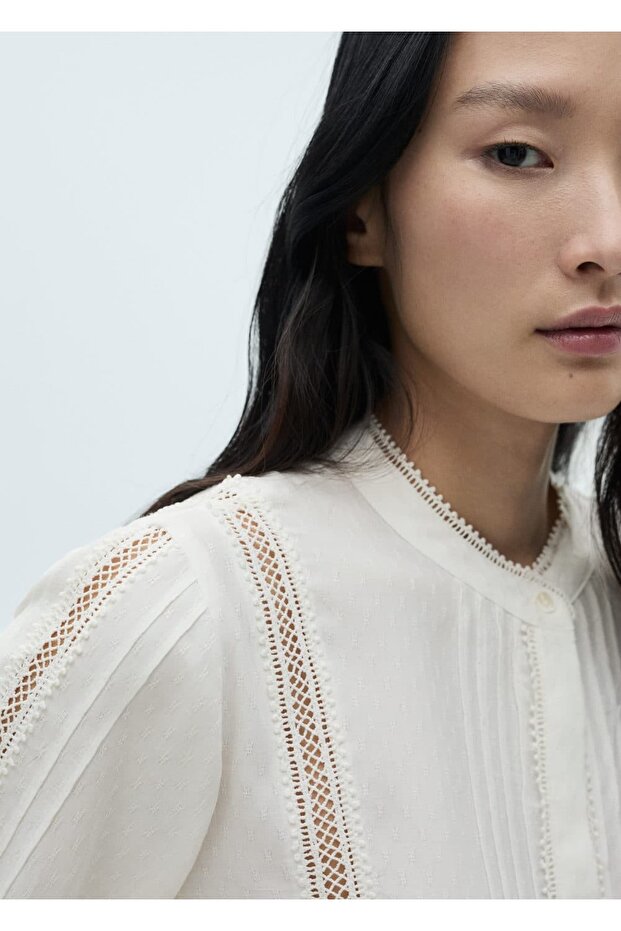 İşleme detaylı bluz - 6