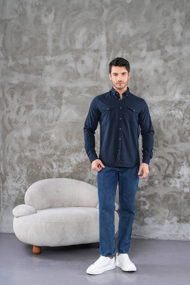 Como Spain Stayle 100% Cotton Men's Shirt