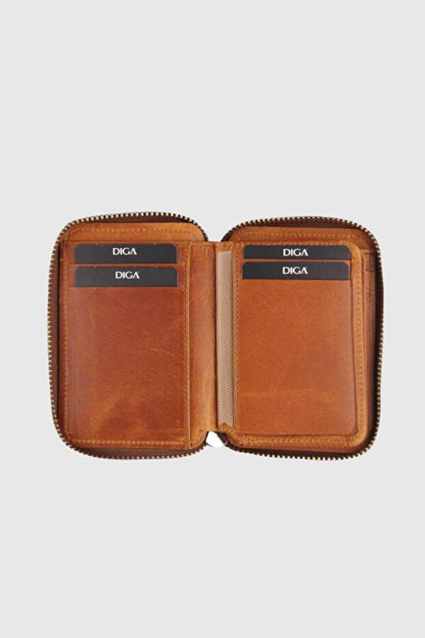 796 DG.03 MİNİ GERÇEK DERİ CRAZY CRAZY TABA CÜZDAN - 3