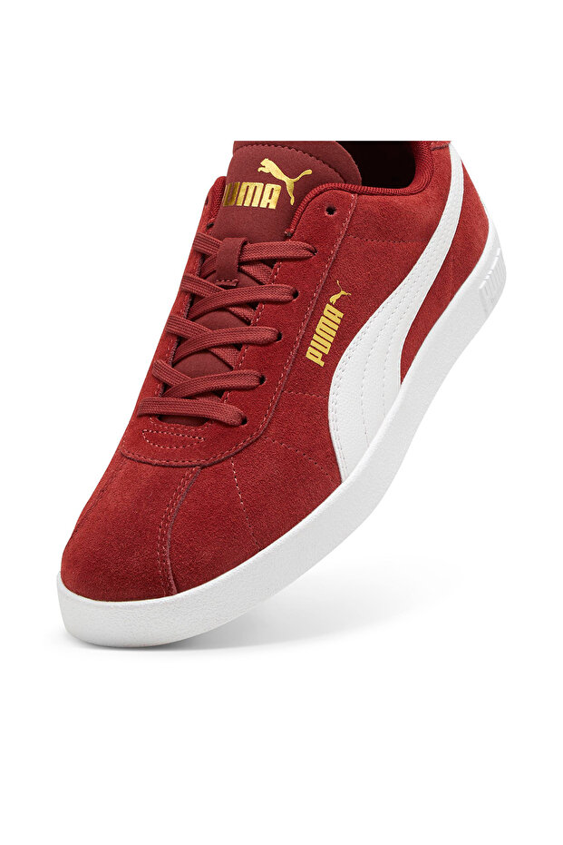 Club II-Intense Red-PUMA White-PUMA Gold - 5