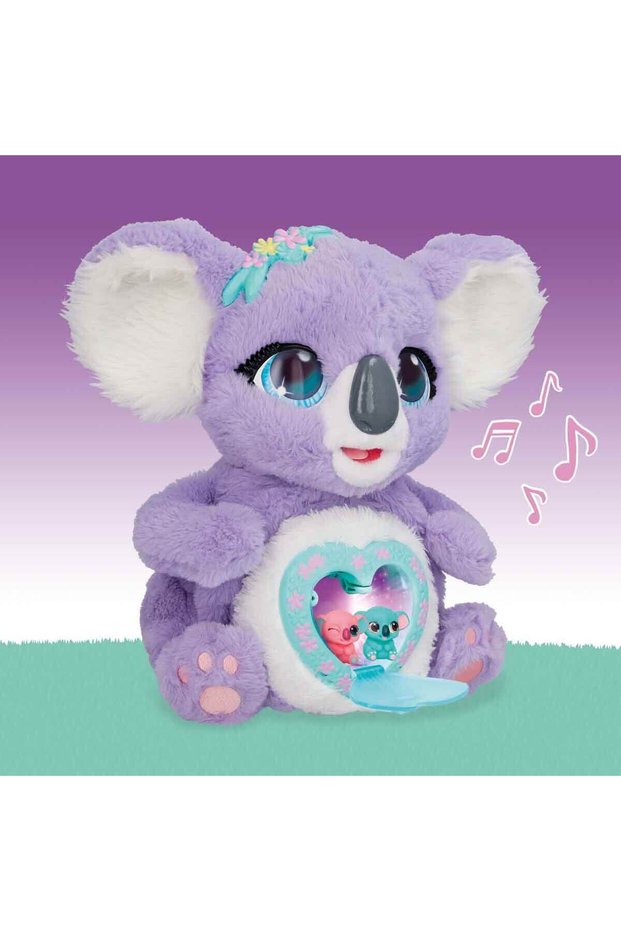 Interactive Plush Mother Koala Plush with Sound and Light 32 cm