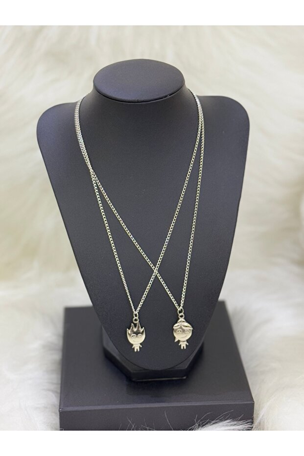 Double Fire Water Necklace Soul Mate