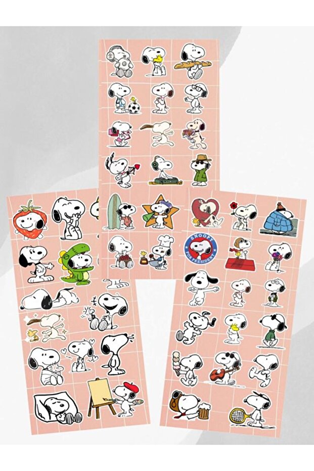 Snoopy Sticker Seti 50+ parça - 2