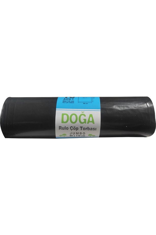 Battal Boy Çöp Torbası Poşeti - 400 Gr. - 90 Litre - 80 X 110 Cm / 10 Adetlik 10 Rulo - 3