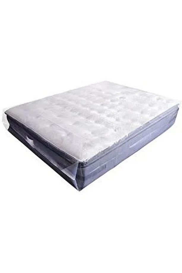 Vakumsuz Şeffaf Çift Kişilik Yatak Baza Saklama Taşıma Kılıfı Poşeti Torbası - 200x250 Cm. - 1 Adet - 2