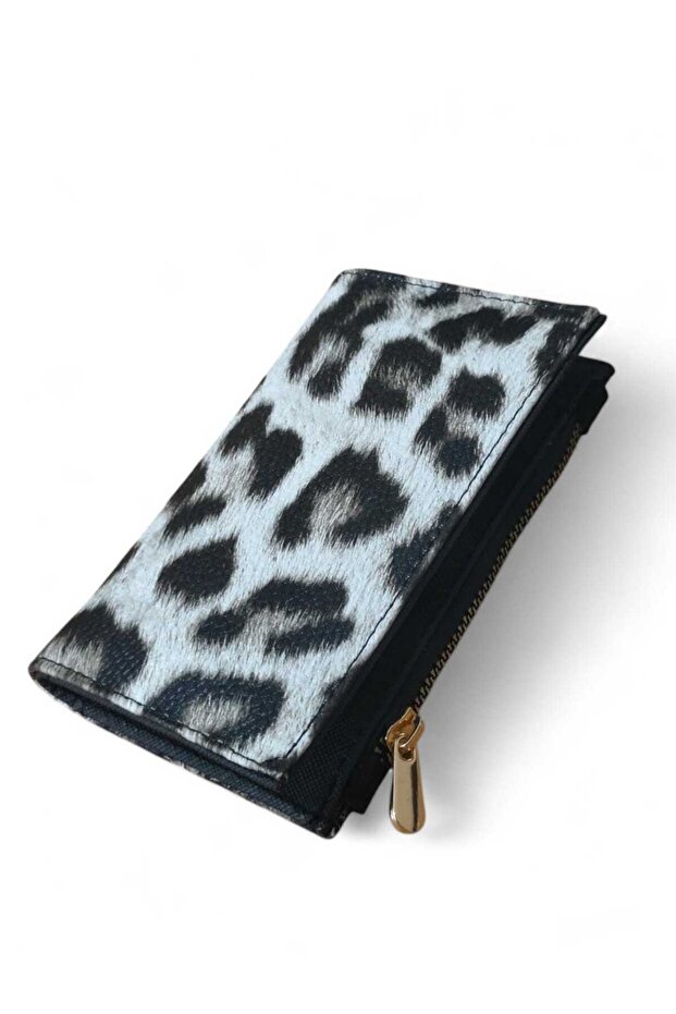 Leopard Pattern Women's Wallet - 1