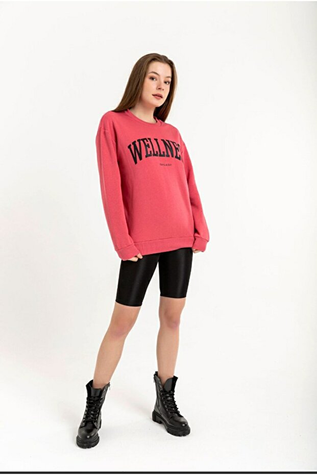 Printed 3 Thread Raised Sweatshirt - 3