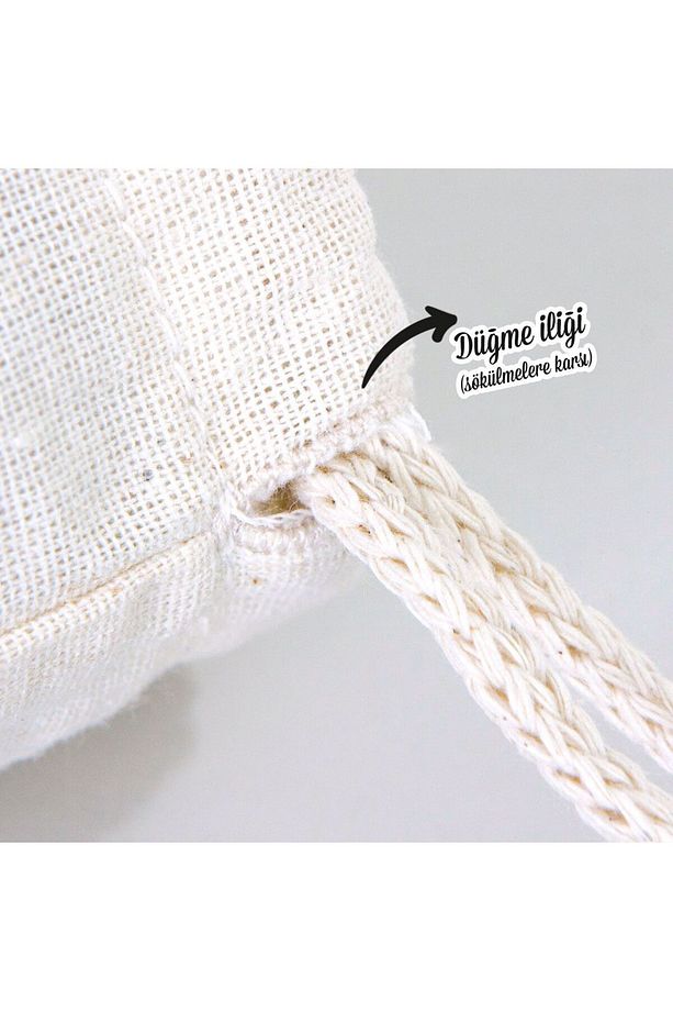 Bez Kese (15,5 x 20 cm) Tek Tutma Kısa Kulp - 10 Adet - Baskısız - 8