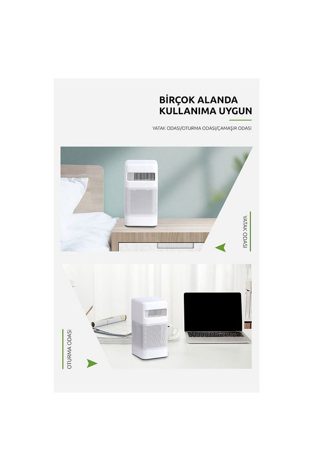 Airwise 4'in 1 Uv'li Mini Oda Hava Temizleyicisi H.e.p.a.13-bluetooth Speaker-wireless Şarj - 8