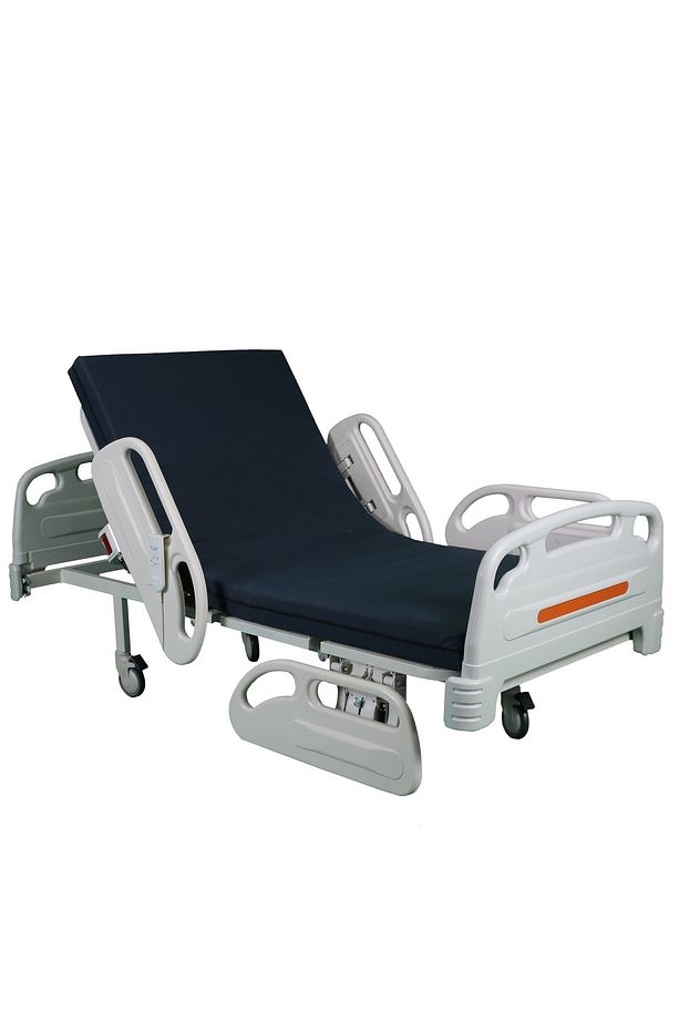 2 Motorlu Ful Abs Hasta Karyolası - Hastane Tipi - Sünger Yatak Ve Serum Askısı Dahil - 3