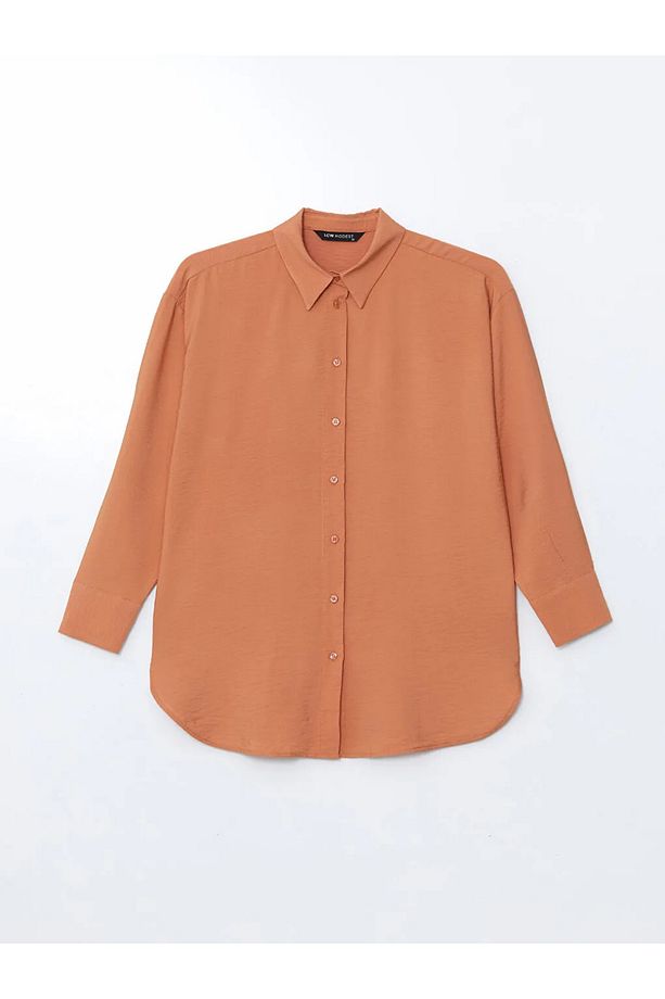 LCW Modest Oversize Kadın Gömlek Tunik - 5