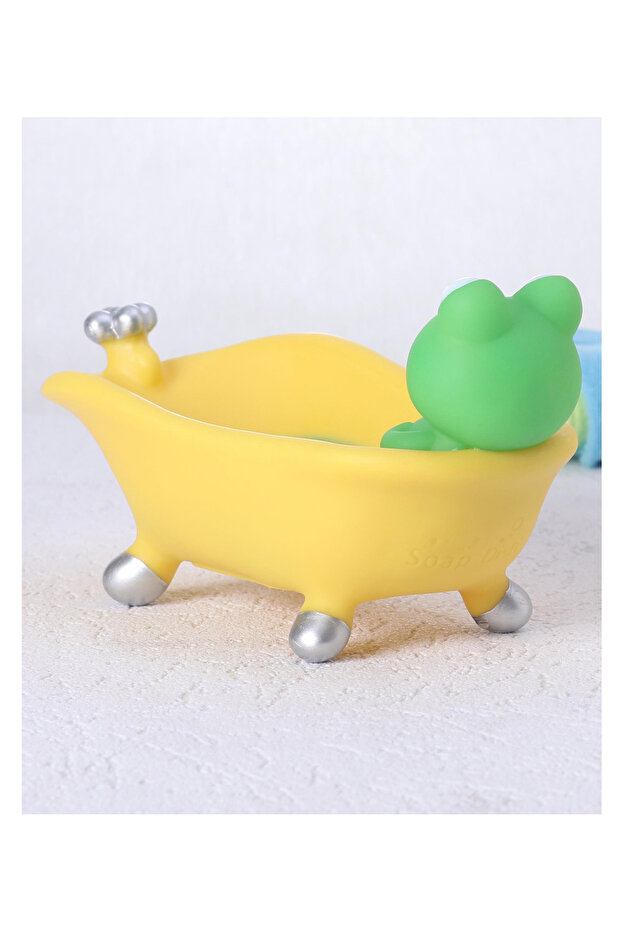 طبق صابون على شكل ضفدع - متعدد الألوان - 6