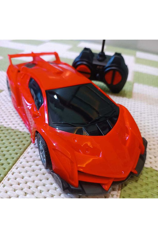 Uzaktan Kumanlı Full Fonksiyon Araba 1:18 Lamborghini Model 22 cm Yarış Araba - 1
