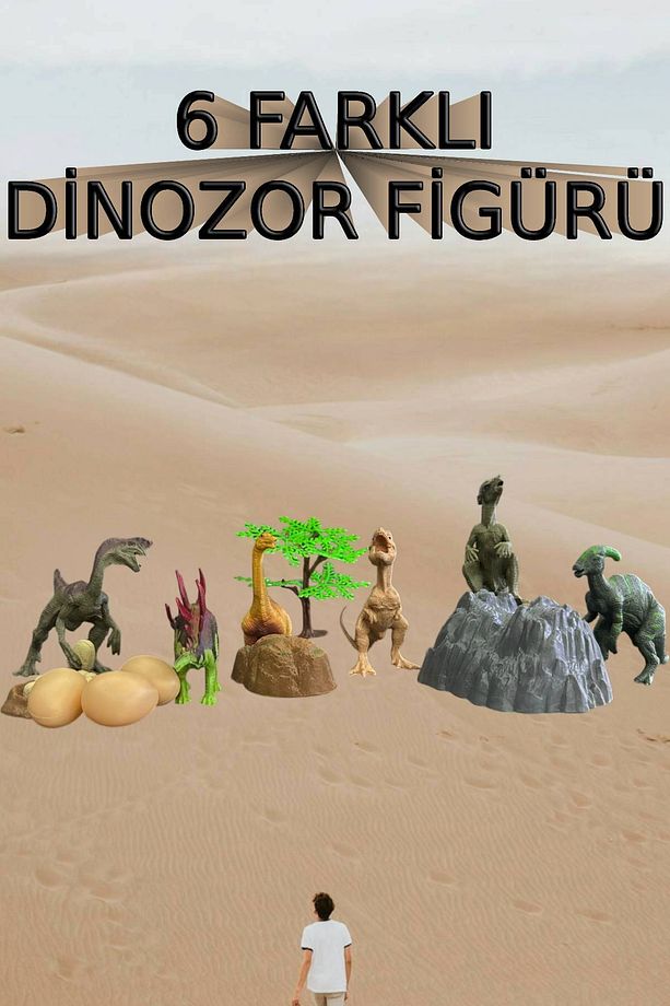 Dev Dinozor Yumurtası 13 Parça Dinozor Figür Seti - 4