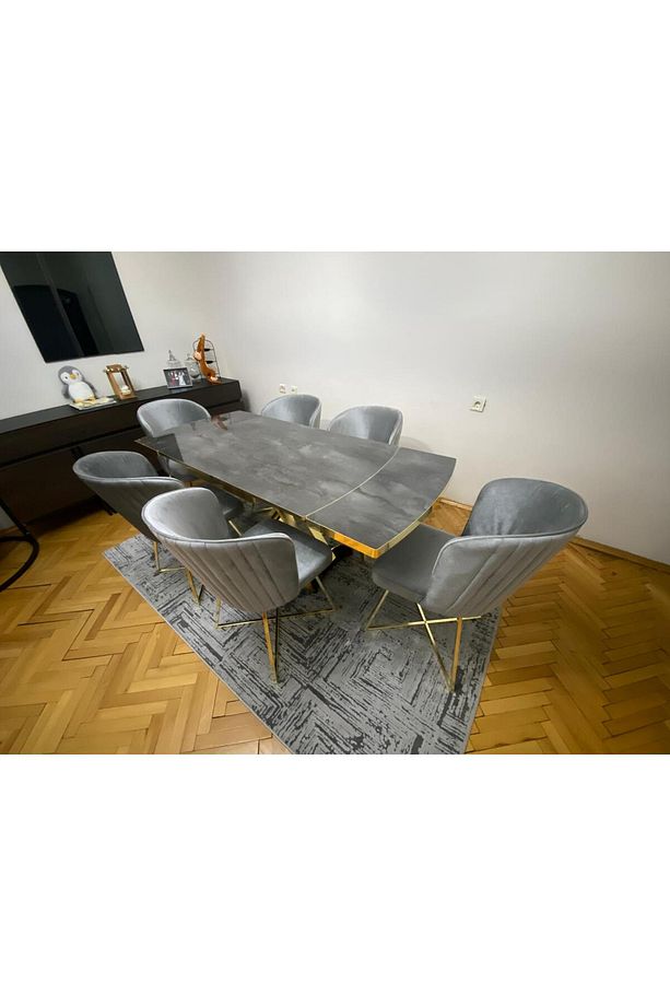 Mutfak Salon Ofis Yemek Masası Sandalyesi (6ADET) Lüx Quality - 8