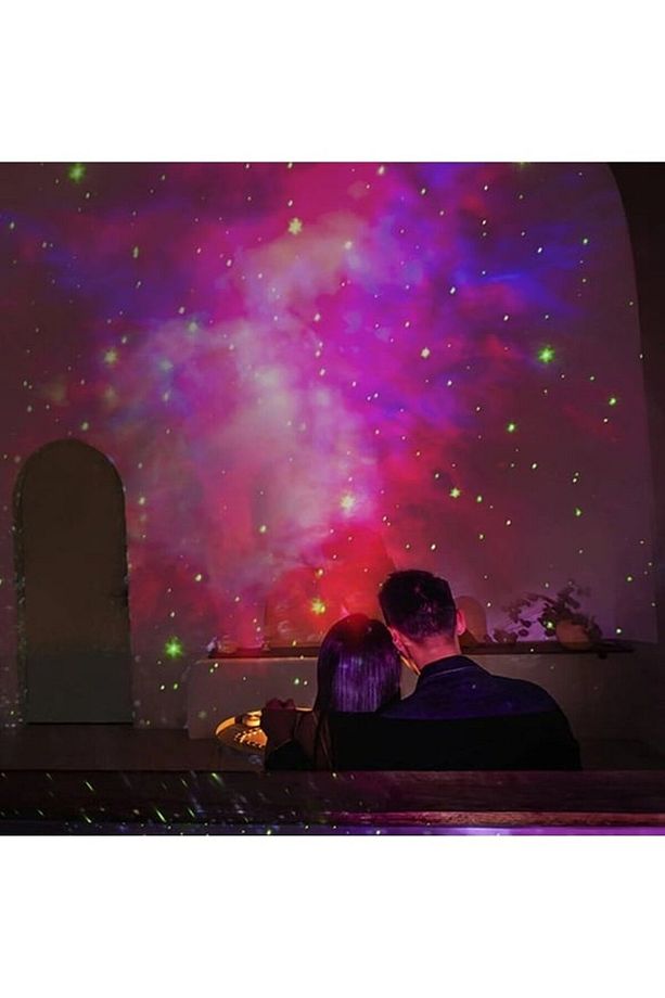 Astronot Projeksiyon Gece Lambası Lazer Show - 4