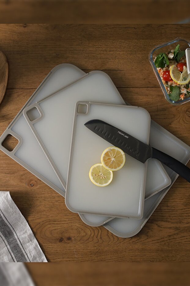 Fika Cutting Board Set 3pcs Gray - 4