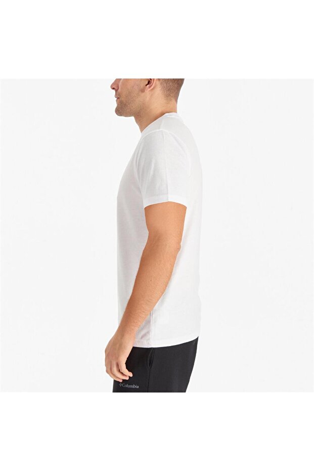 CS0287 CSC M BASIC BIG LOGO BRUSHED SS TEE White - 4