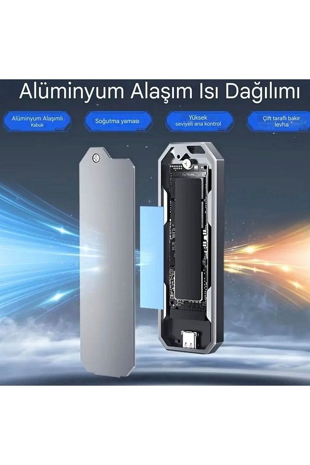 Se910d M2 Nvme Sata Kutusu 10gbps Usb 3.2 Yüksek Hız Çift Protokol Ce Lisanslı 2280/2260/2242/2230 - 5