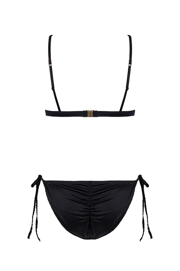 Black Lace Bikini Set - 2