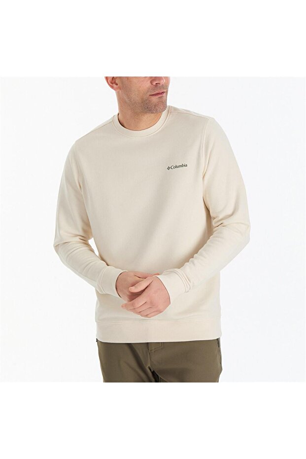 CS0204 CSC M BASIC CREW SWEATSHIRT Krem - 4
