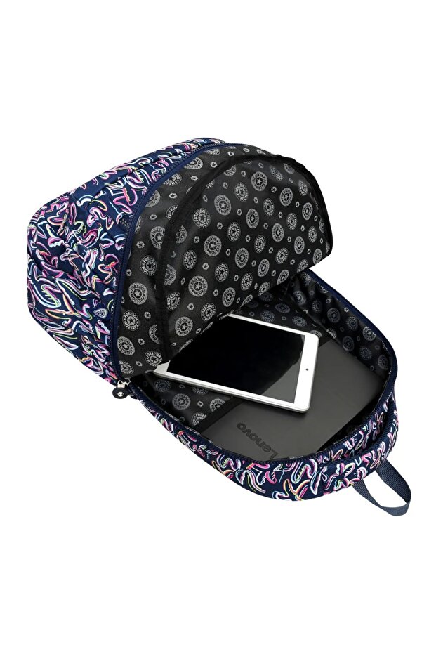 حقيبة ظهر فاخرة منقوشة للمدارس الثانوية والمتوسطة - 3