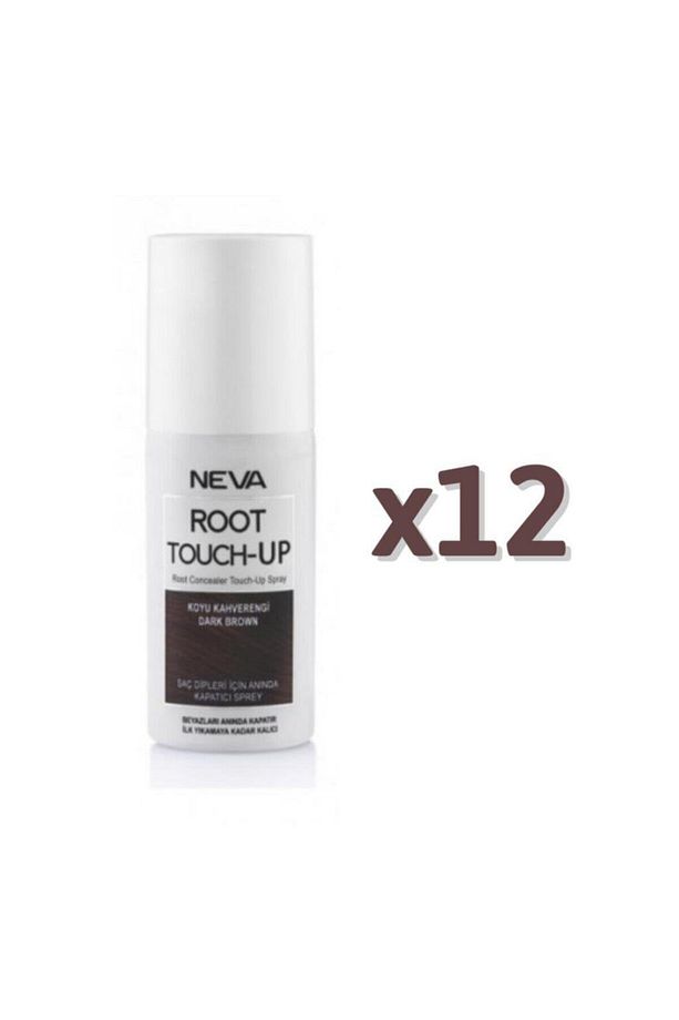 Root Touch-up Saç Dibini Anında Kapatan Sprey 75 ml Koyu Kahve 12 Adet - 3