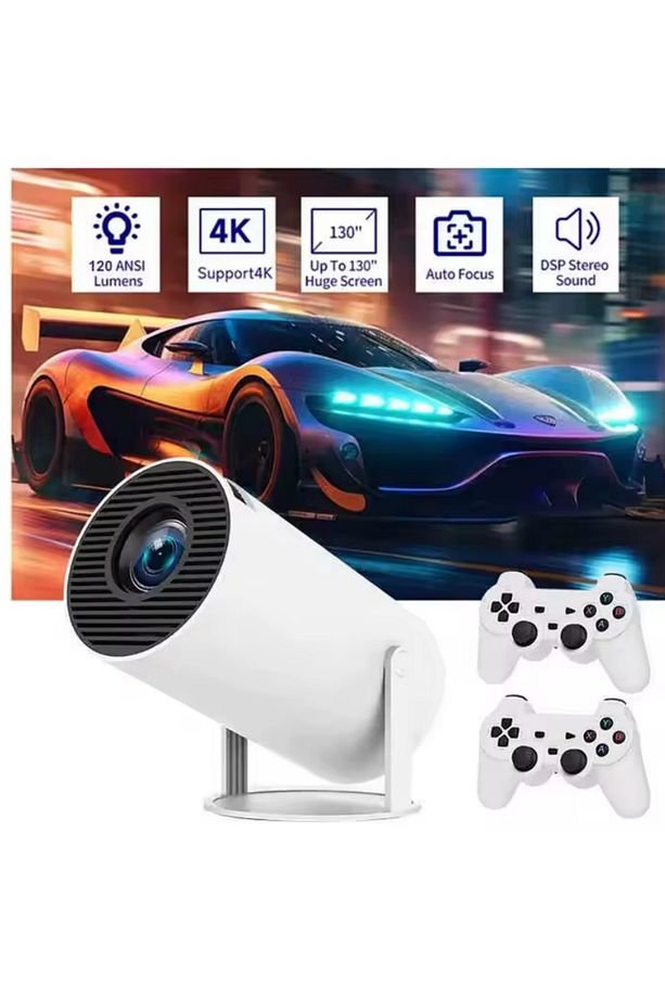 M300 Max Retro video oyunu konsolları Android11 sistemi mini taşınabilir akıllı projektör - 5
